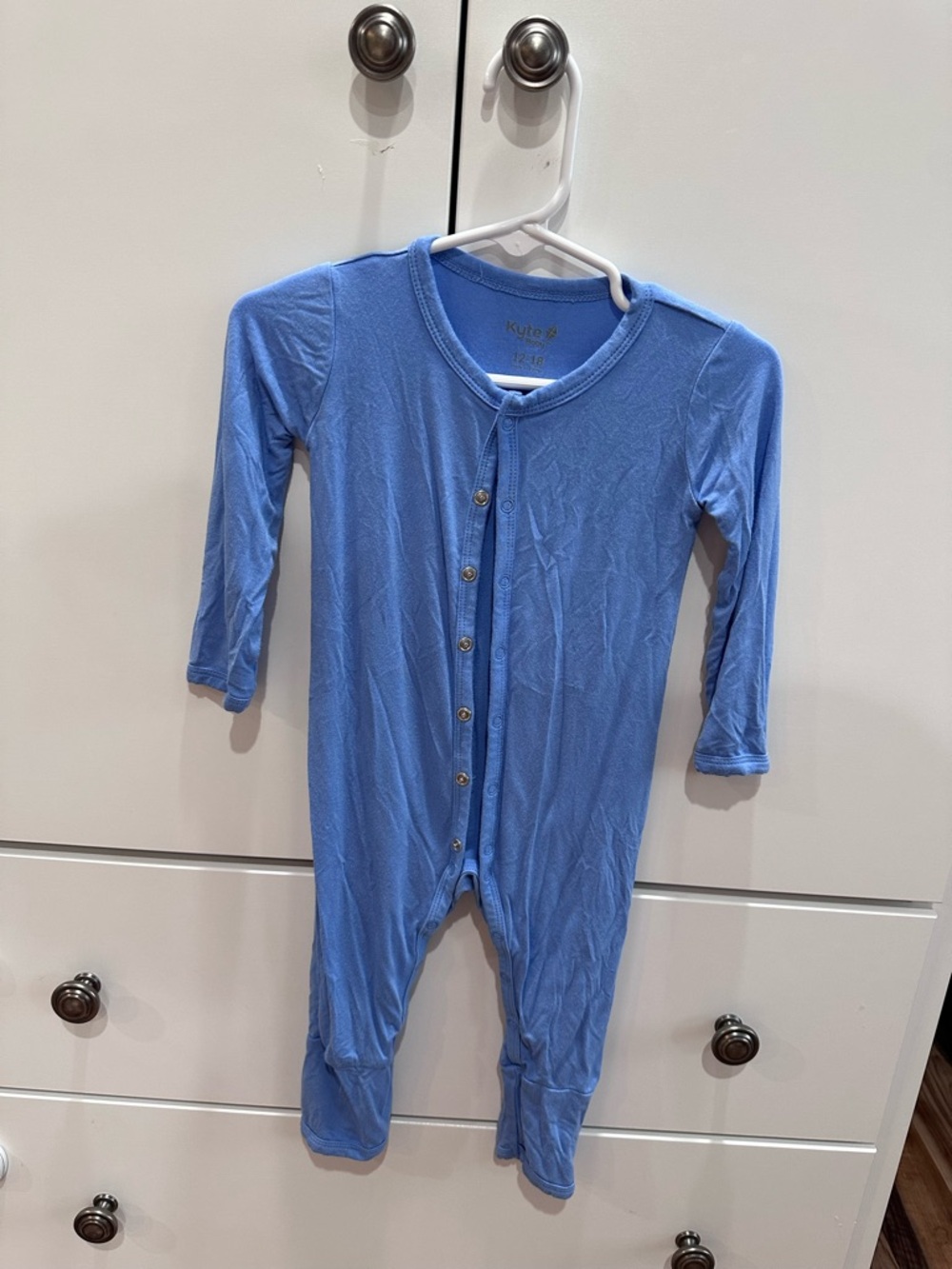 Kyte BABY Periwinkle Snap Romper